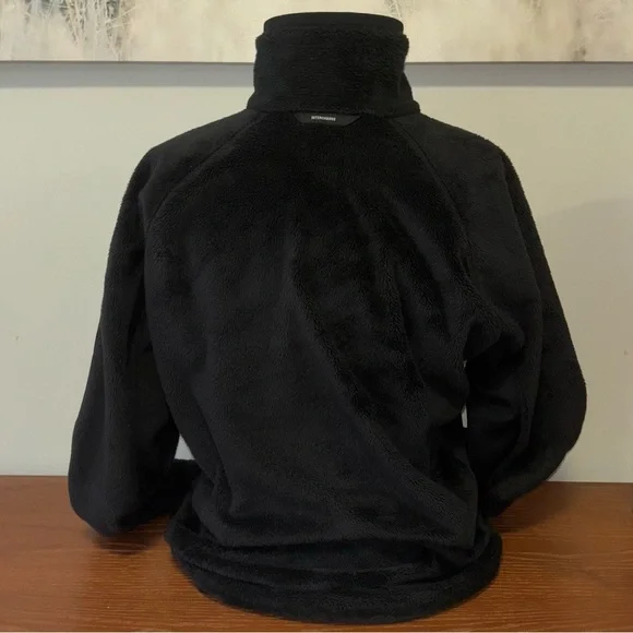 Columbia Women's Black Fleece Zip Sweater - Picture 6 of 7